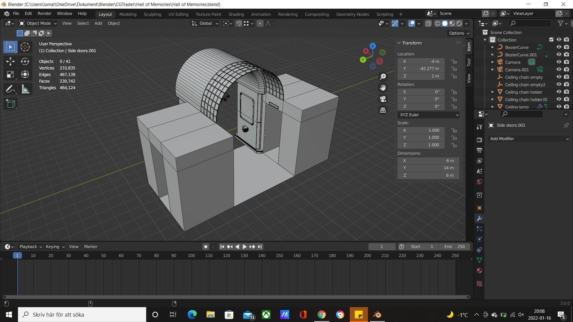 Hall of Memories 3D model_6