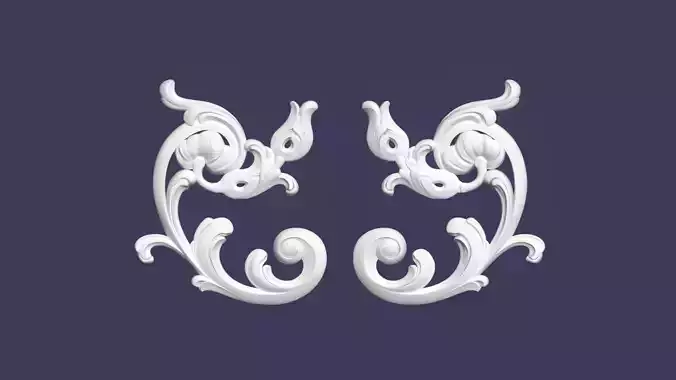 Decor Engraving Ornament 3D print model