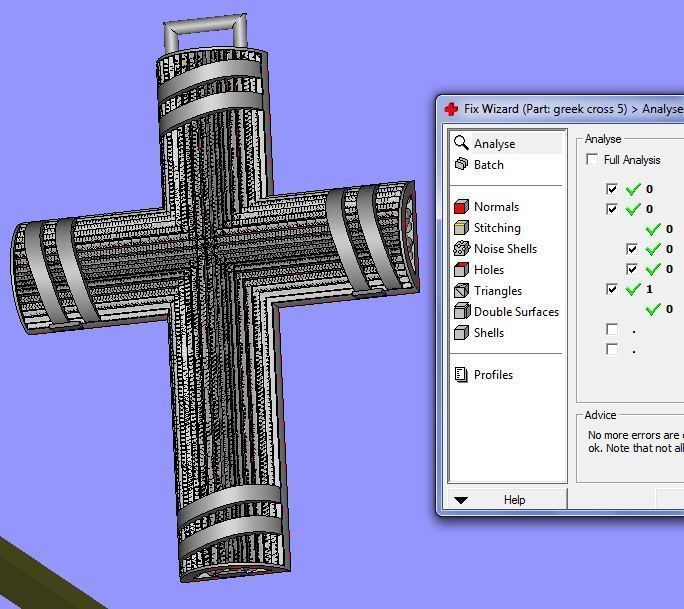 Cross patterned cross with texture saint jesus cristian 5 3D print model_4