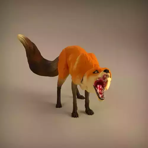 Red Fox for 3D printing