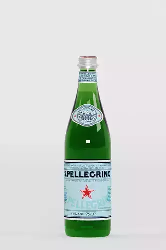 san pellegrino water 750ml Low-poly 3D model