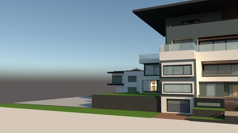 architecture house model plus guest house 3D model_24