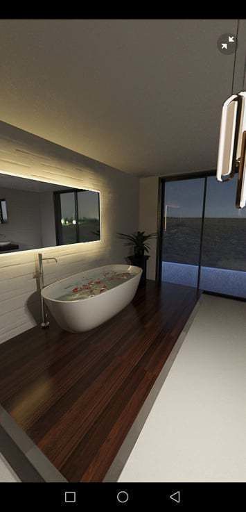 architecture house model plus guest house 3D model_7