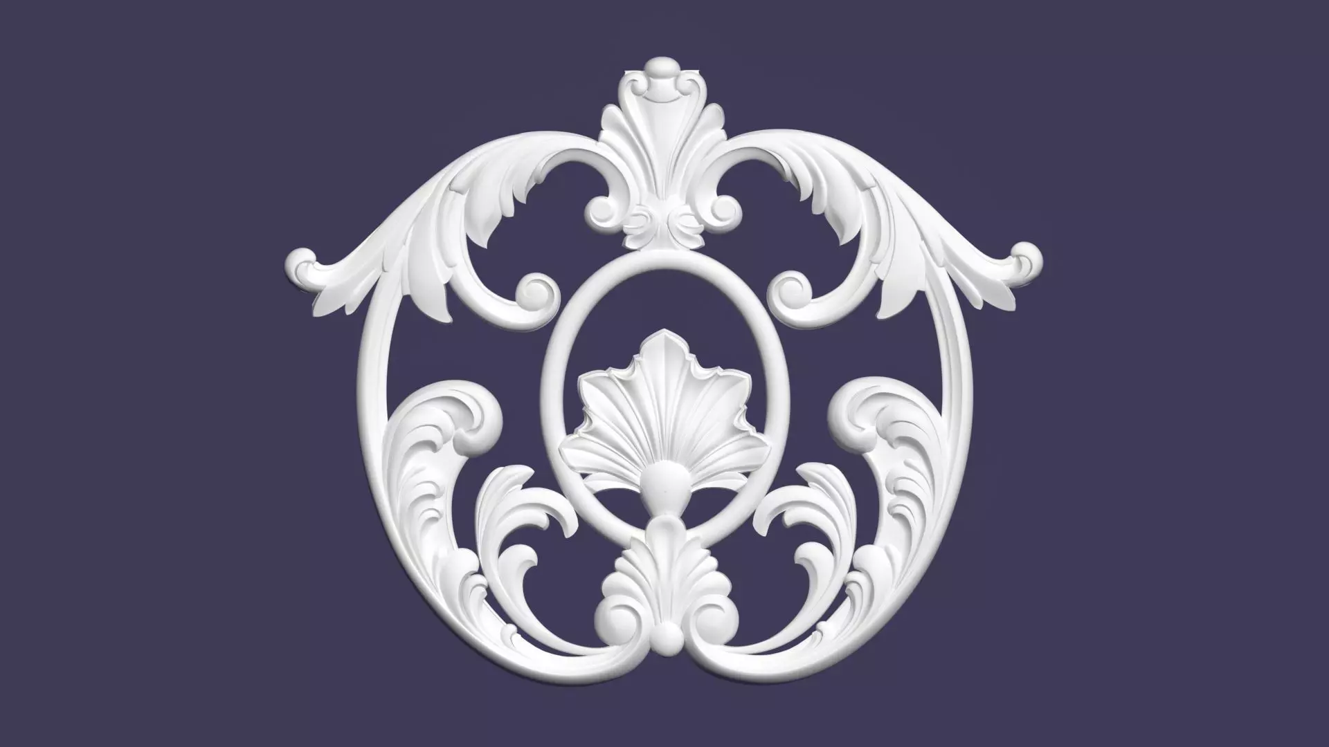 Engraving decor ornament 3D print model_0