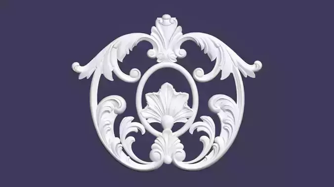 Engraving decor ornament 3D print model