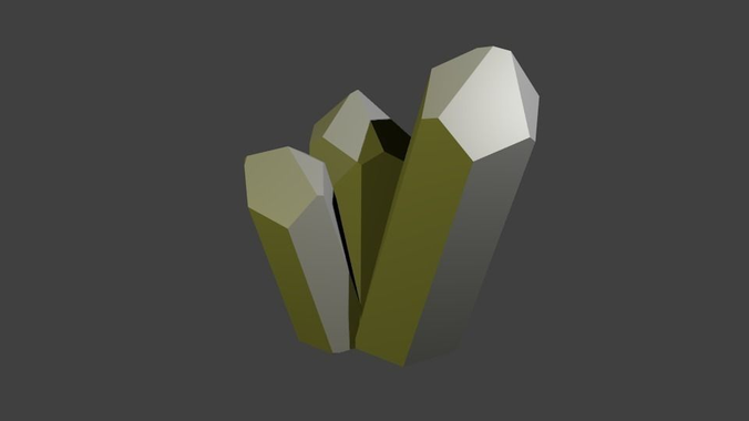 Crystal crystals Free 3D print model