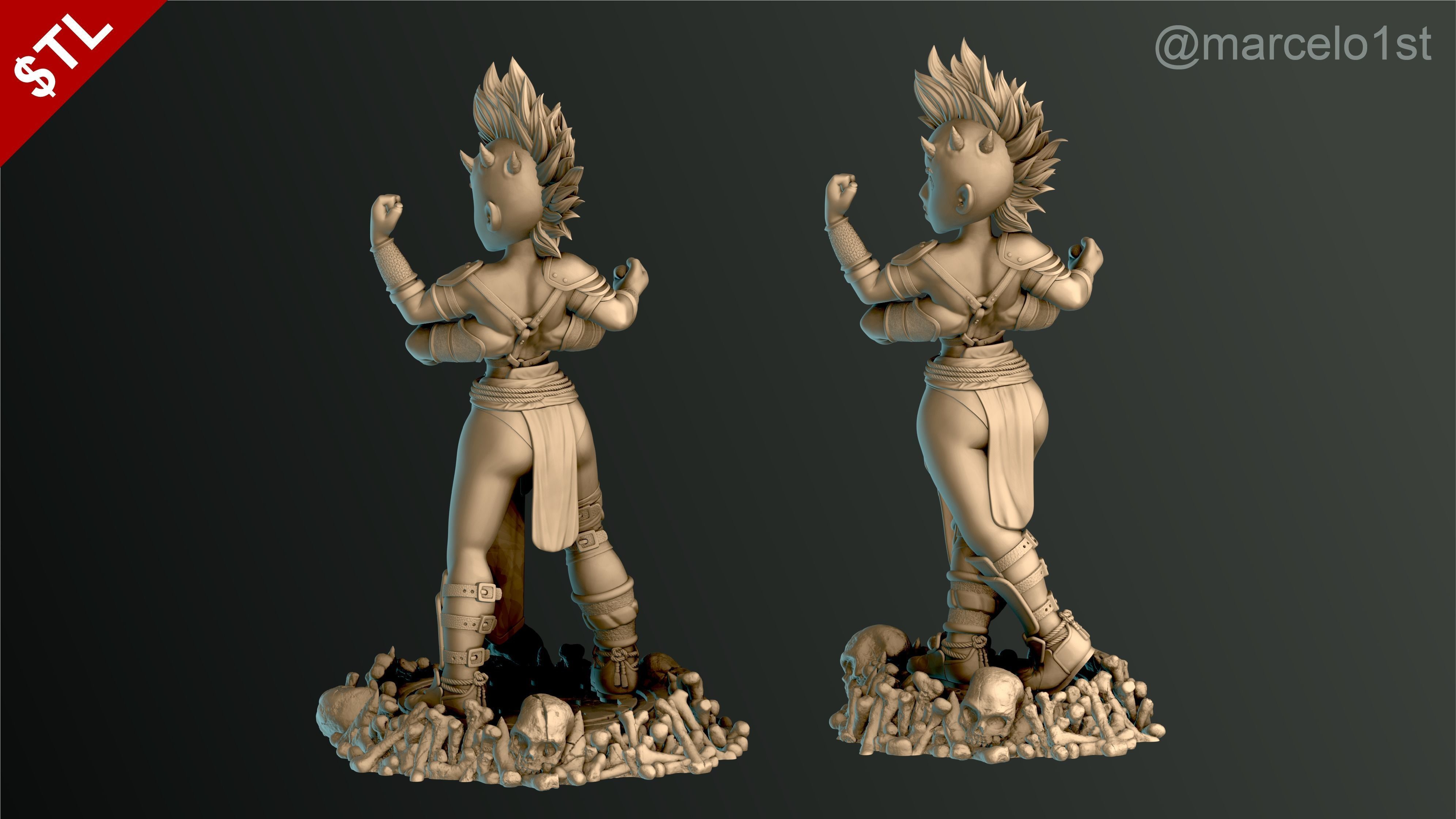 Sheeva - Mortal Kombat 3 Statue 3D print model_10
