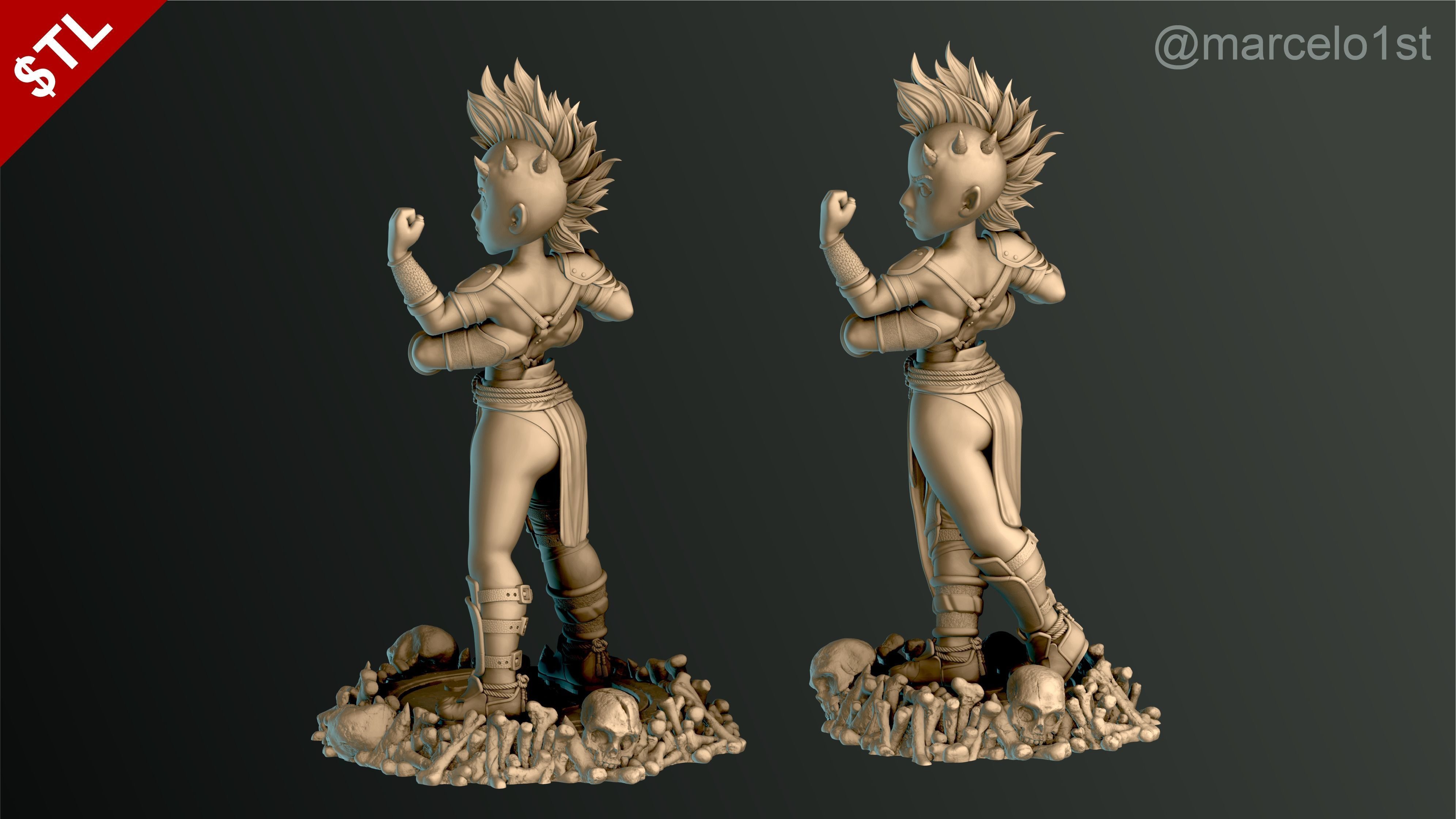 Sheeva - Mortal Kombat 3 Statue 3D print model_9