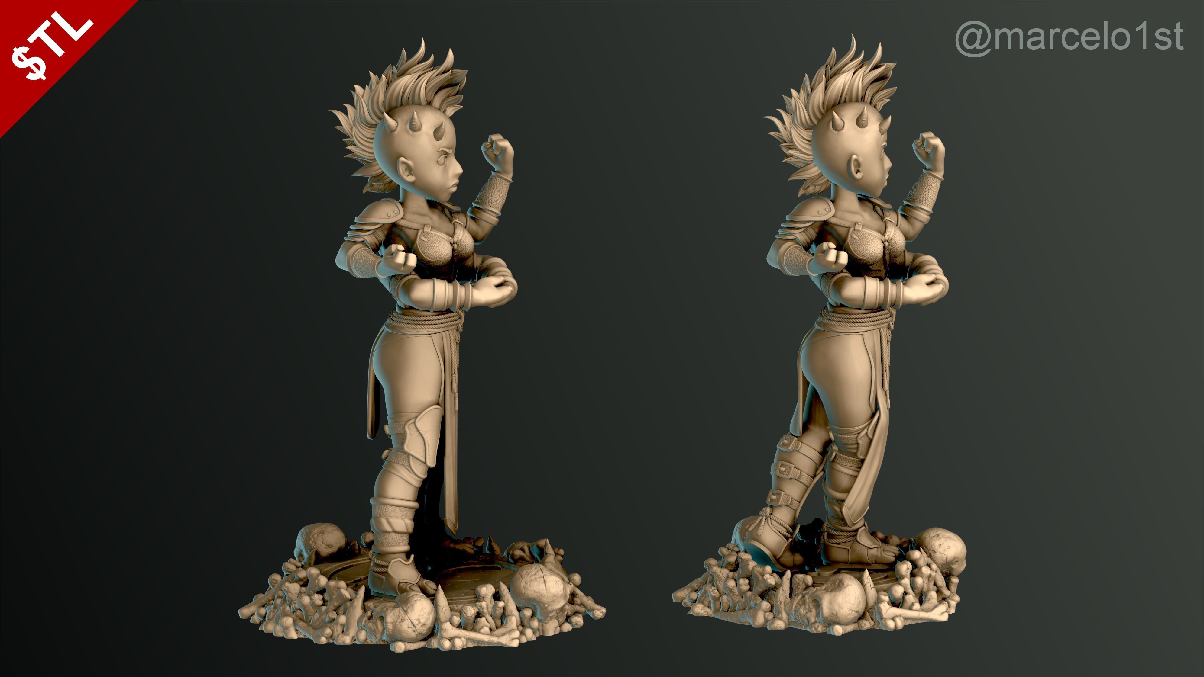 Sheeva - Mortal Kombat 3 Statue 3D print model_15