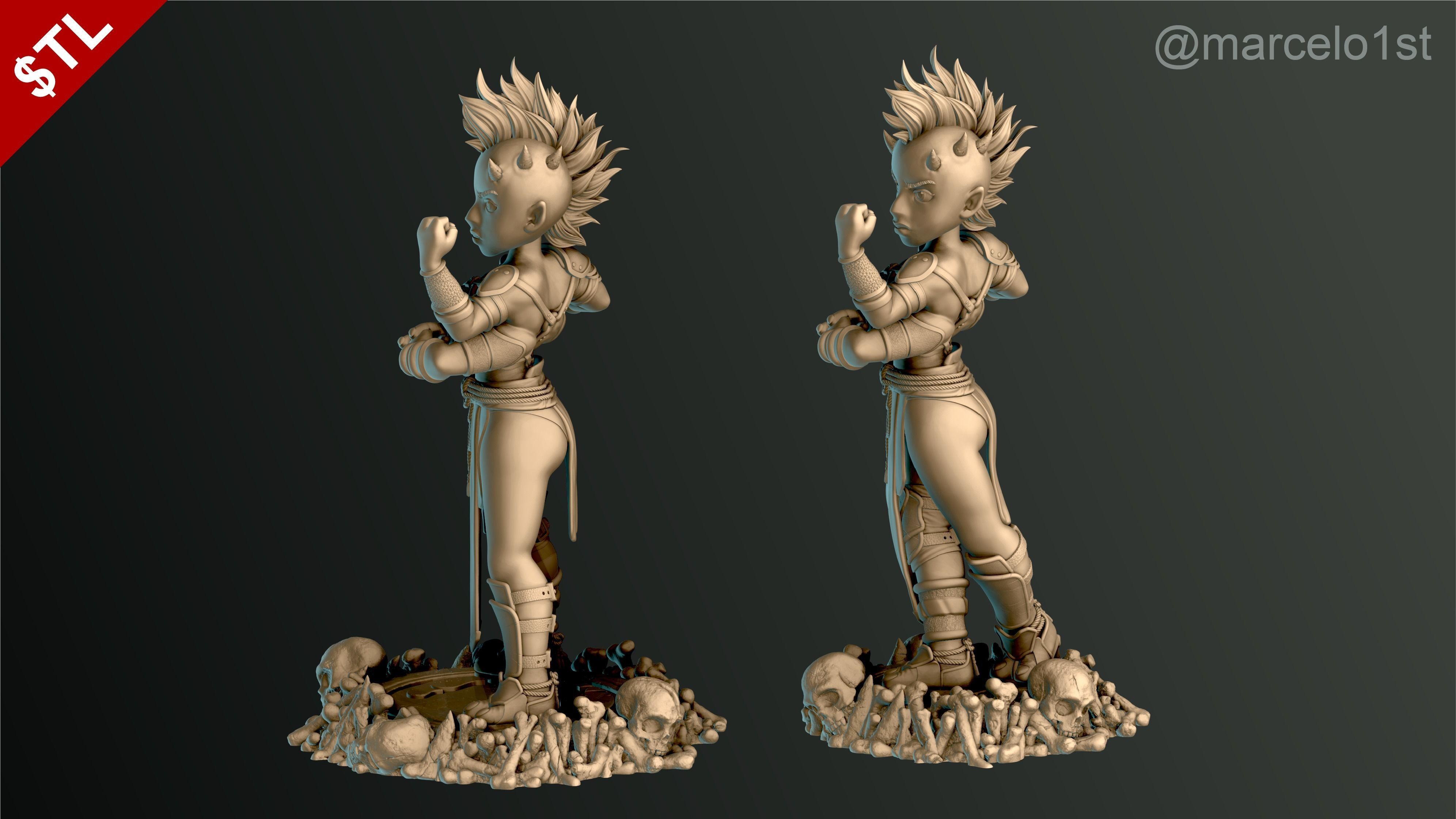 Sheeva - Mortal Kombat 3 Statue 3D print model_8