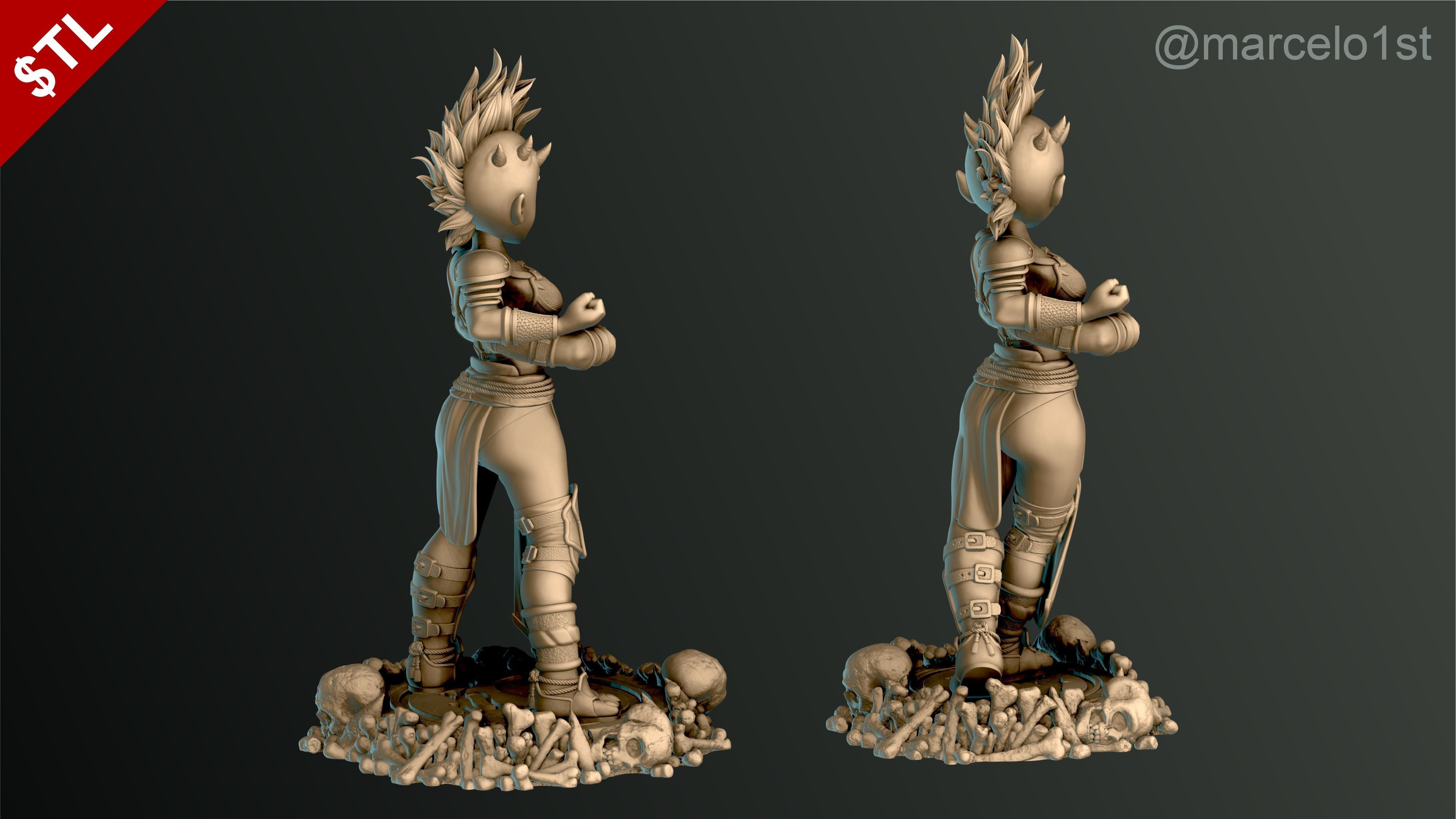 Sheeva - Mortal Kombat 3 Statue 3D print model_13