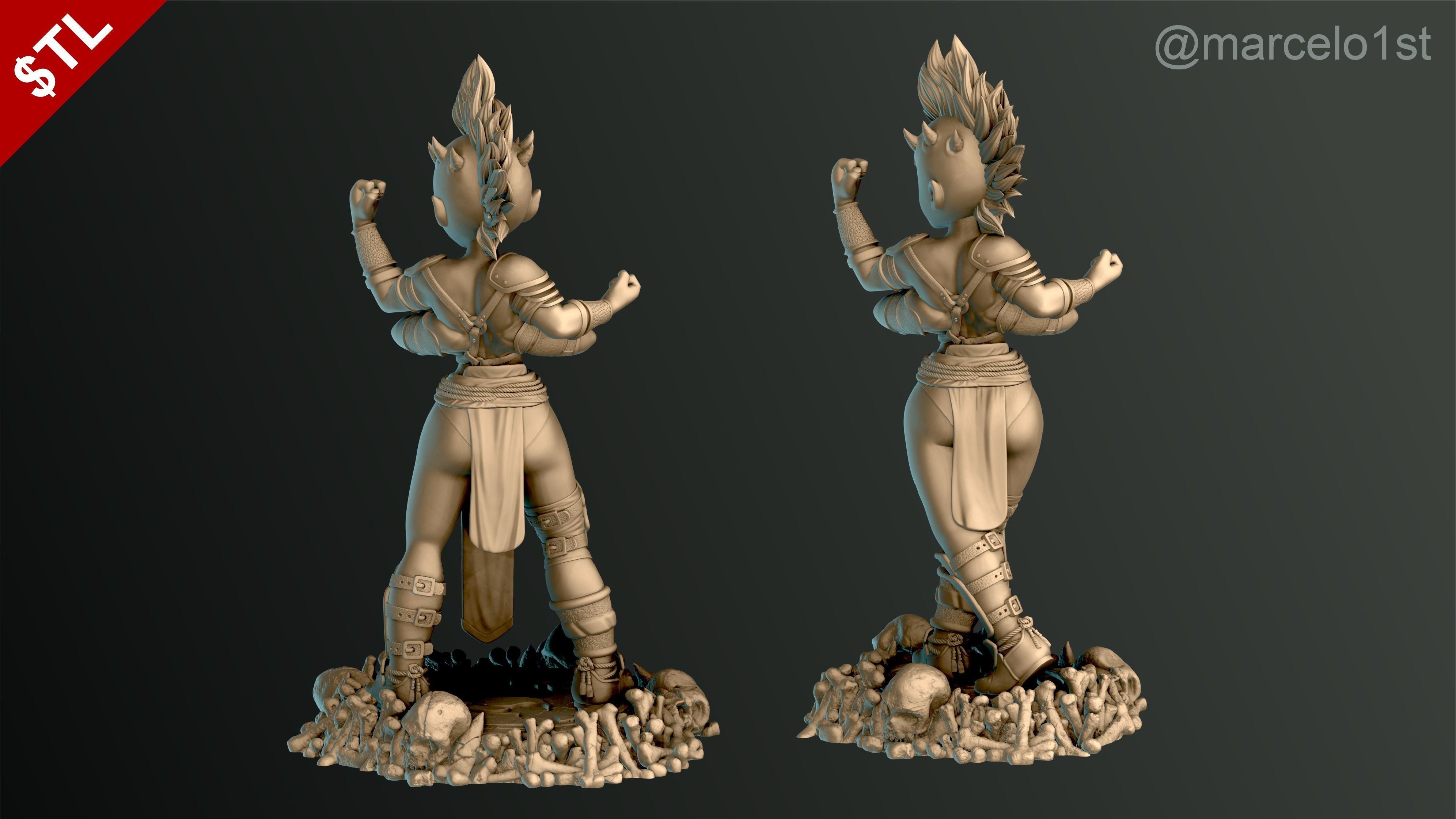 Sheeva - Mortal Kombat 3 Statue 3D print model_11