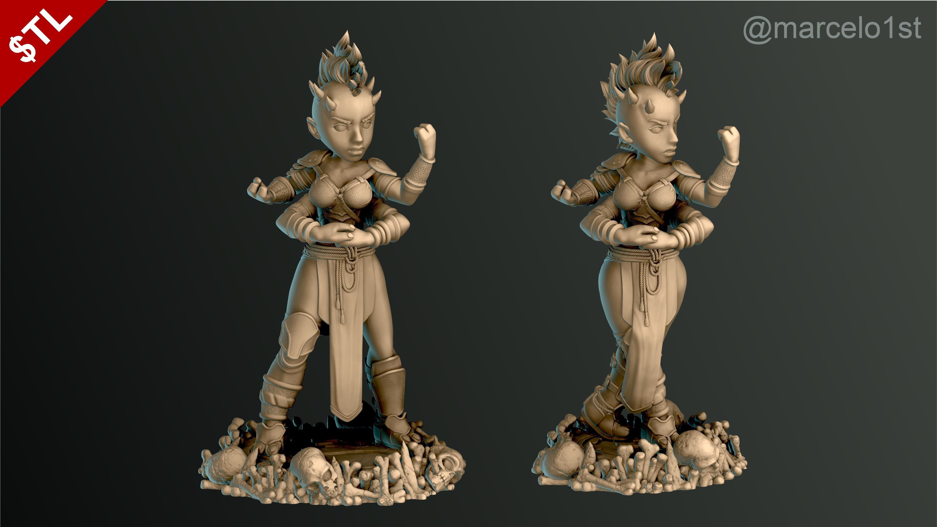 Sheeva - Mortal Kombat 3 Statue 3D print model_18