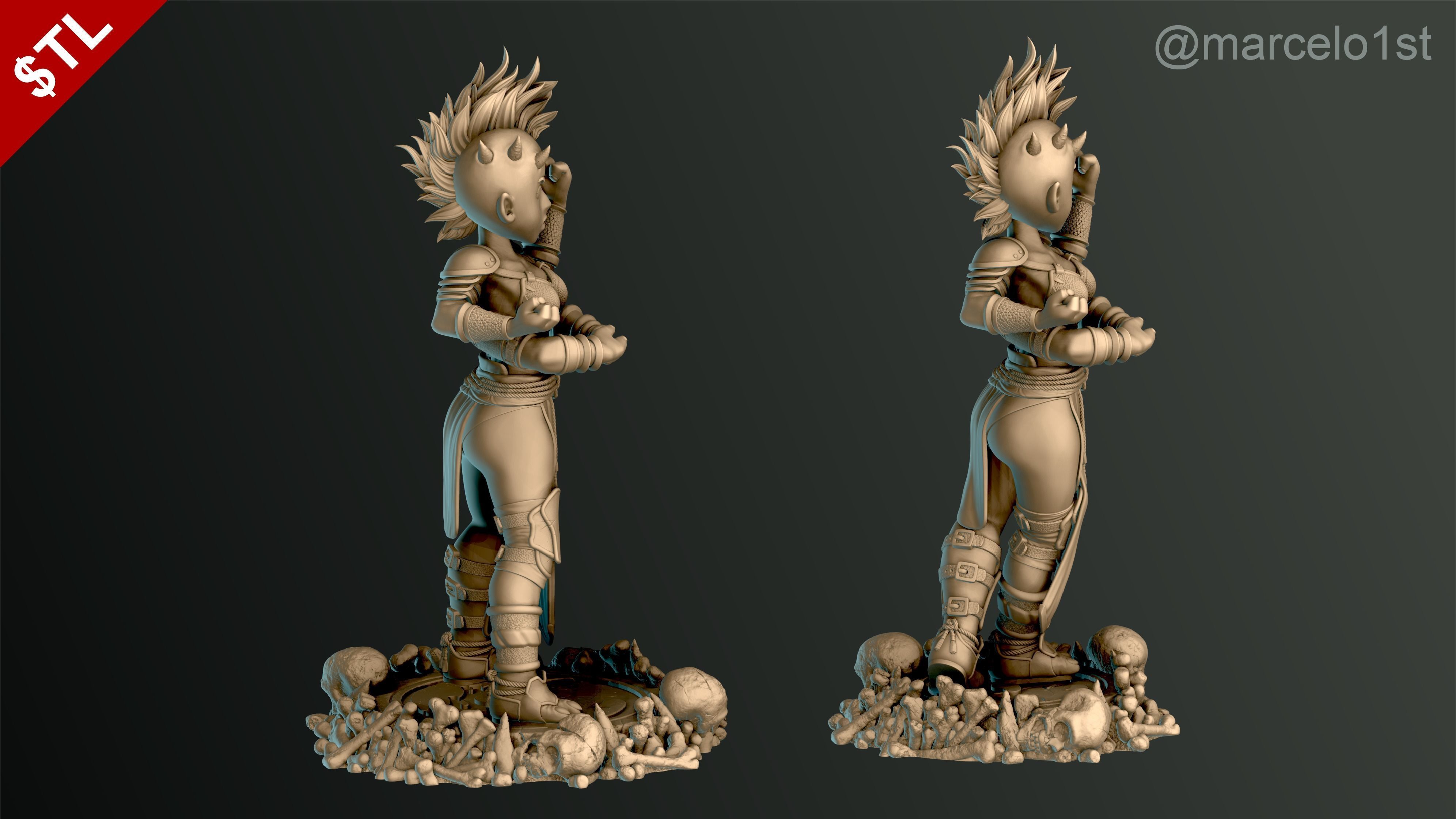 Sheeva - Mortal Kombat 3 Statue 3D print model_14