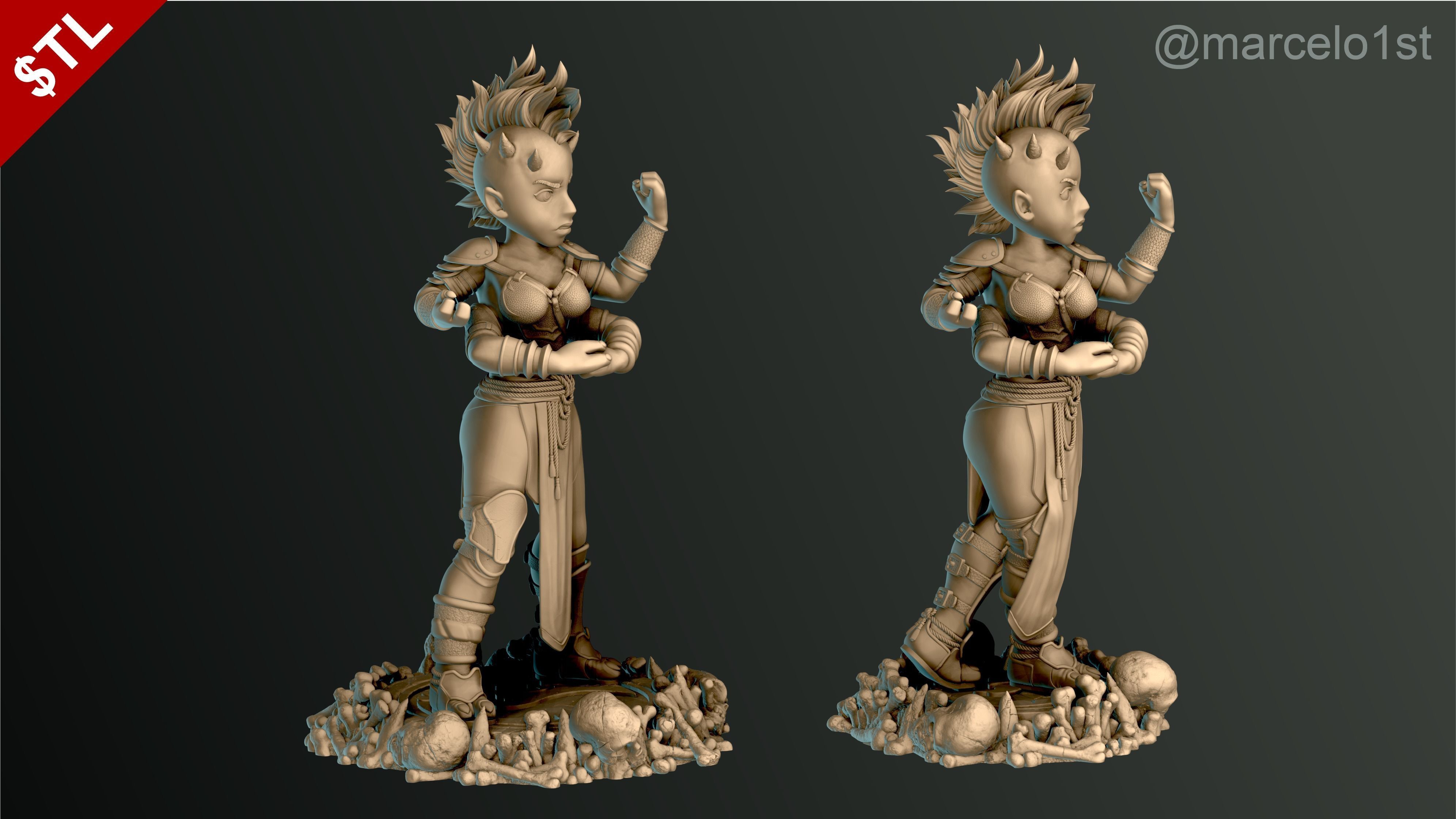 Sheeva - Mortal Kombat 3 Statue 3D print model_16