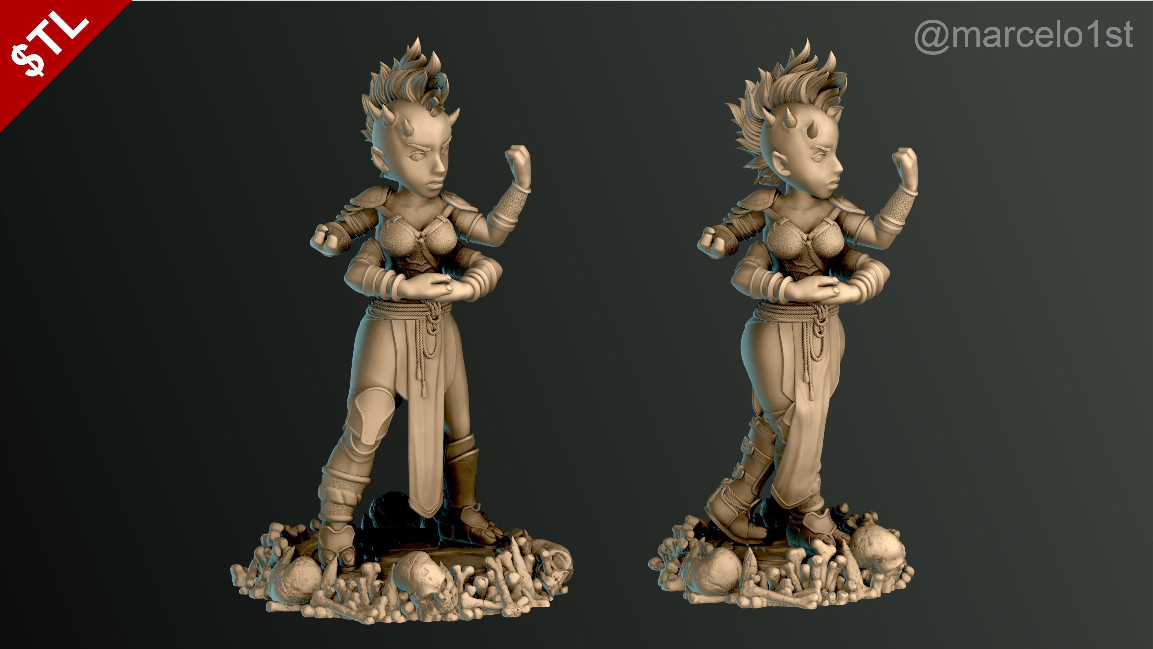 Sheeva - Mortal Kombat 3 Statue 3D print model_17
