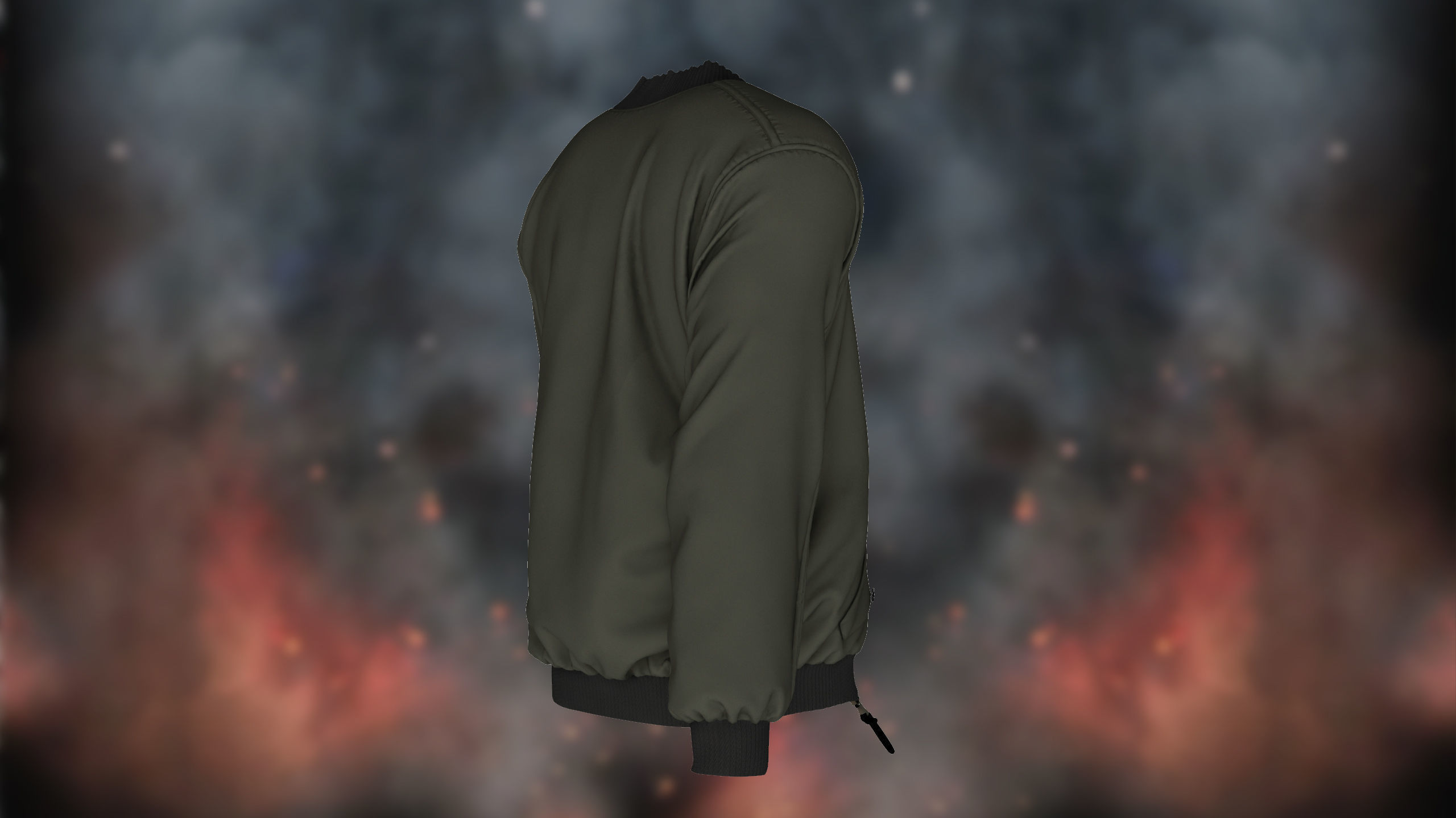 Bomber Jacket 3D model_11