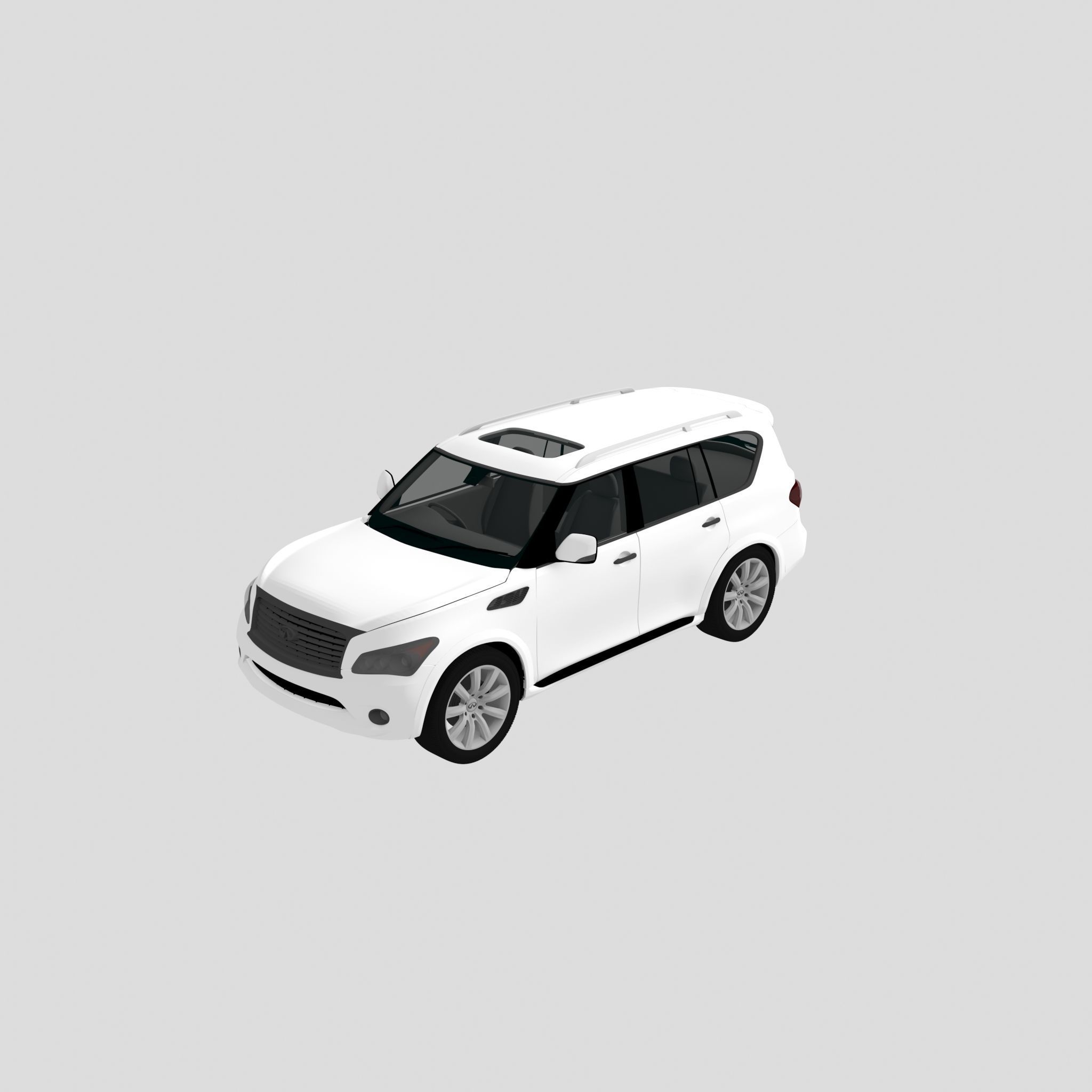2011 Infiniti QX 56 3D model_2