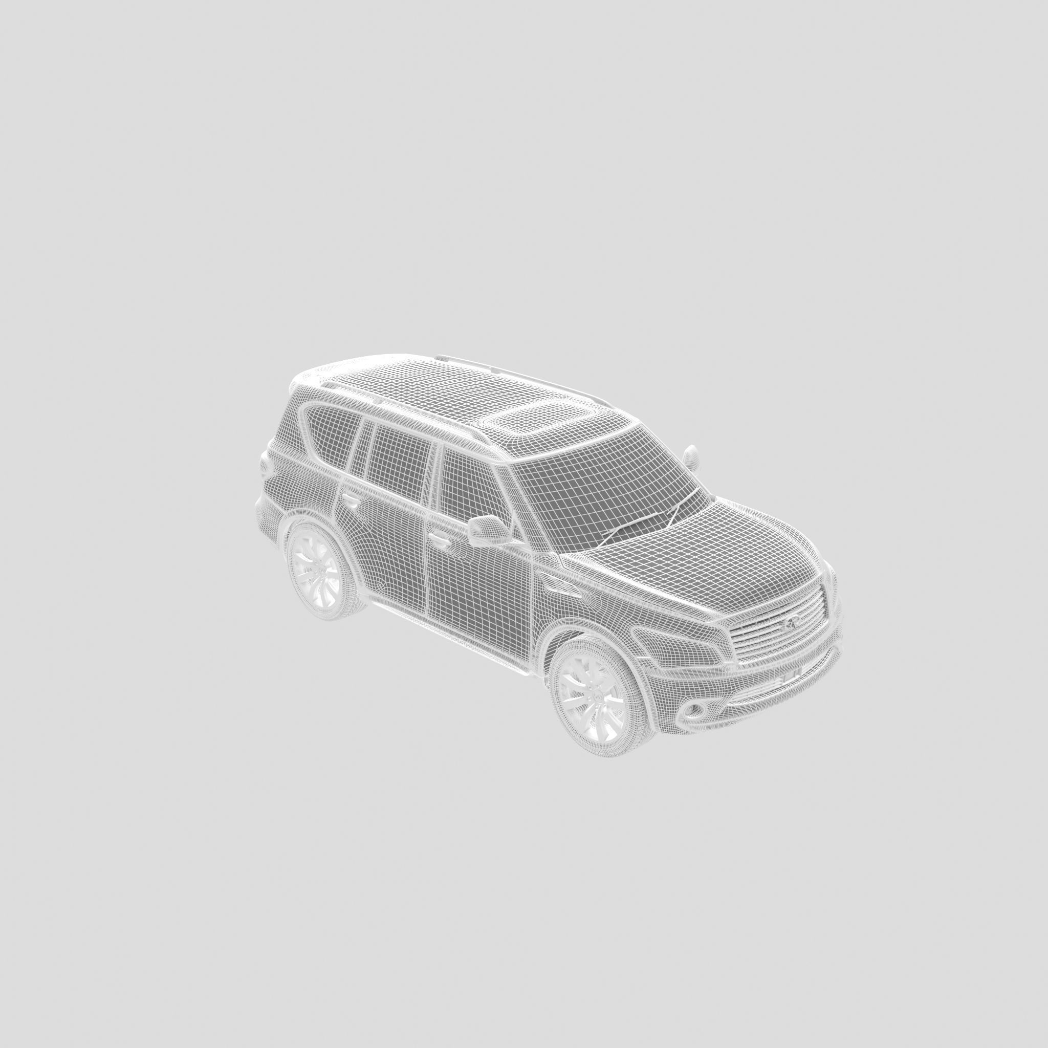 2011 Infiniti QX 56 3D model_1
