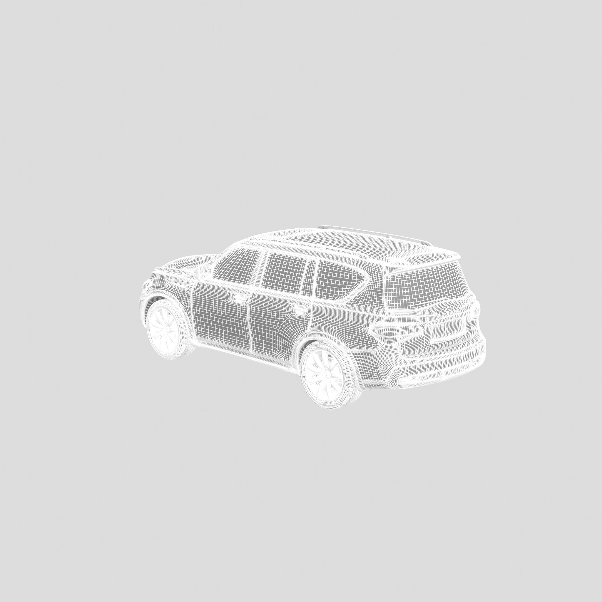 2011 Infiniti QX 56 3D model_4