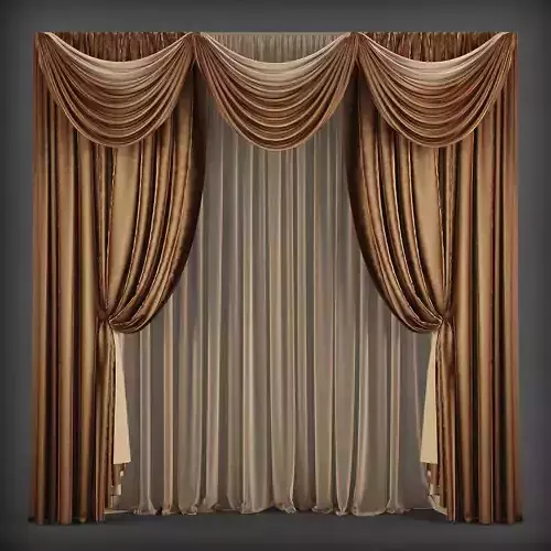 Curtain 3D model 164
