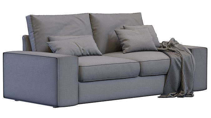 Sofa Kivik By Ikea 3D model 7