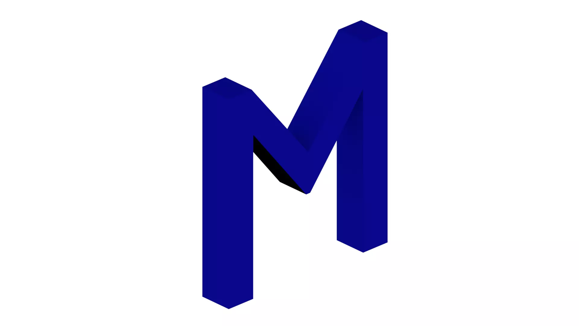 Uwanile Letter M Dimensions 3 cm Tall per 5 mm deep Free 3D print model_0