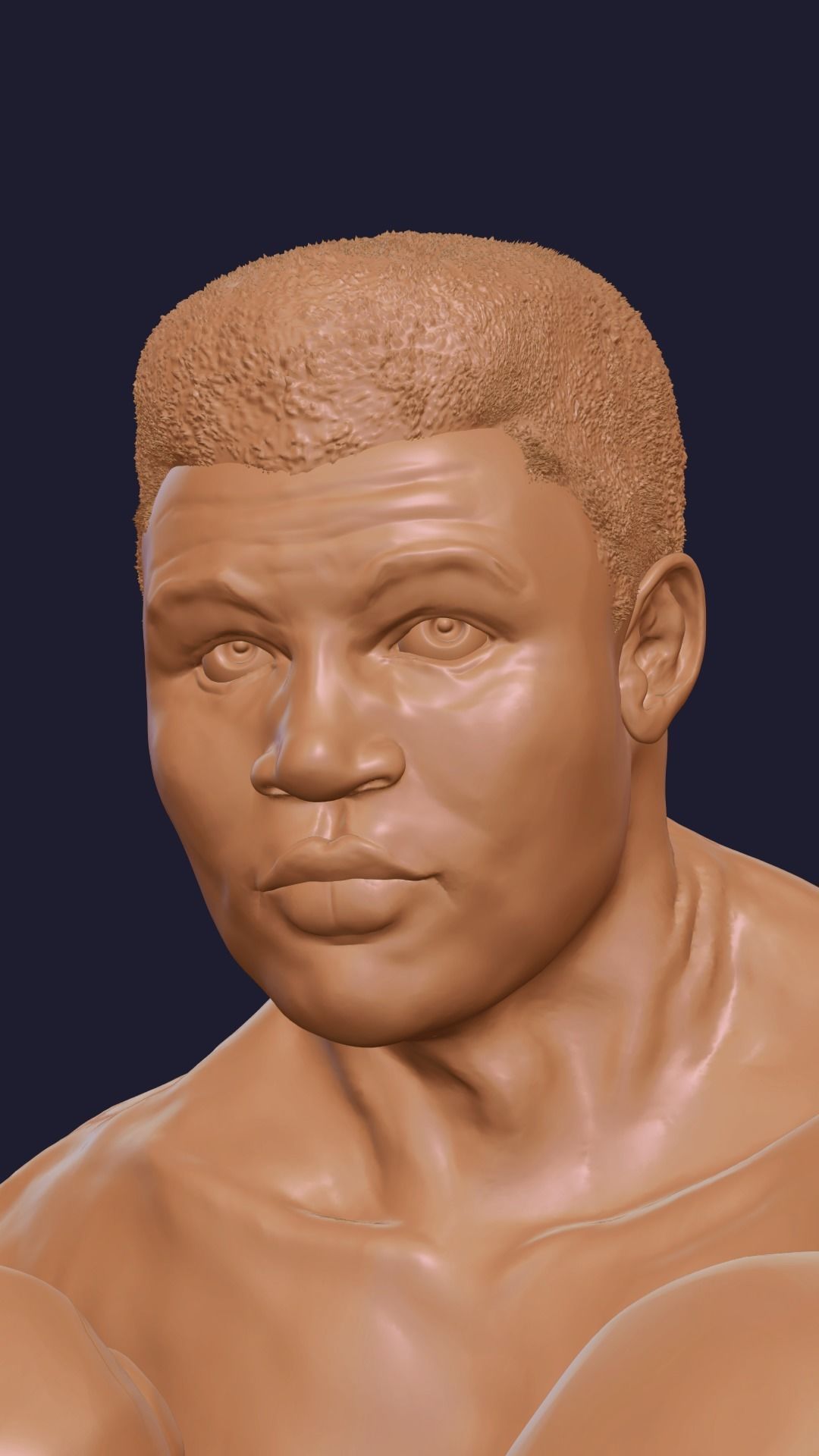 Muhammad Ali 3D print model_1
