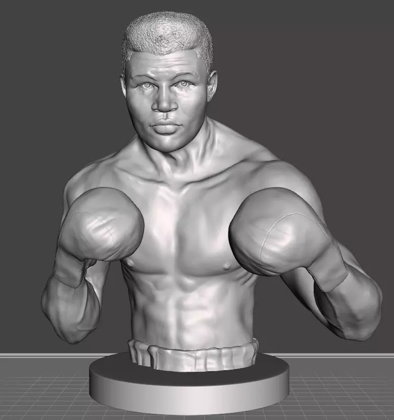 Muhammad Ali 3D print model_0