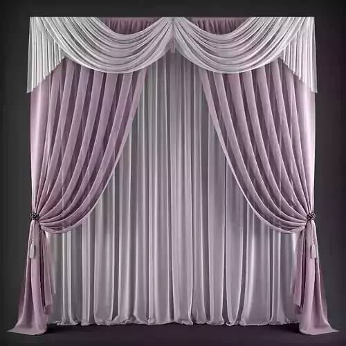 Curtain 3D model 165