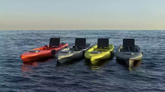 Kayak 3D model 3D Model Collection