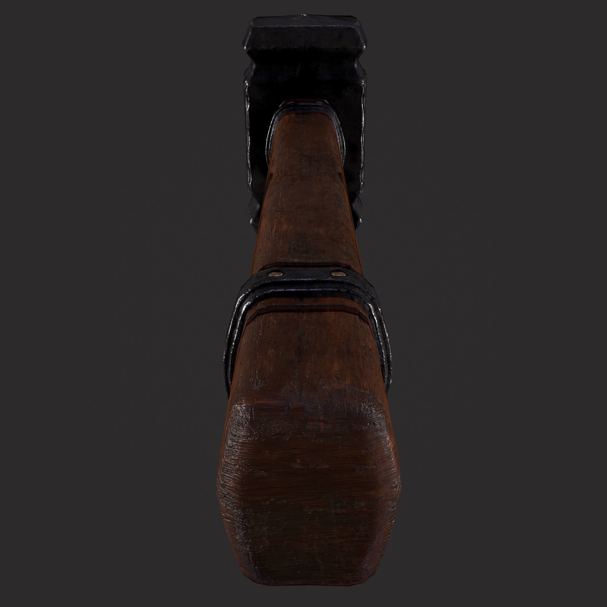 Viking Wolf Hammer Low-poly 3D model_23