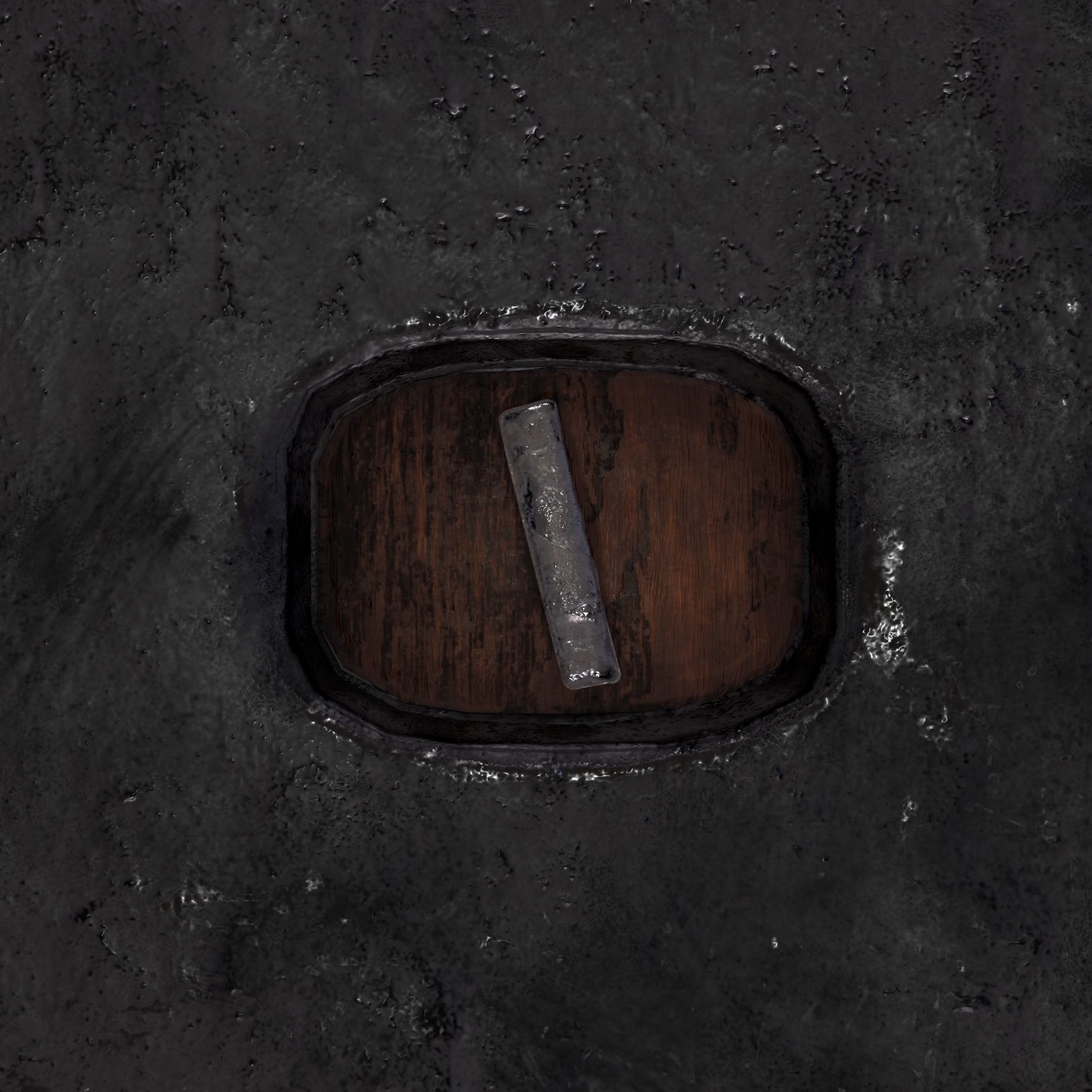 Viking Wolf Hammer Low-poly 3D model_25