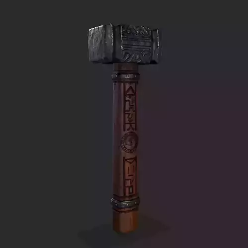 Viking Wolf Hammer