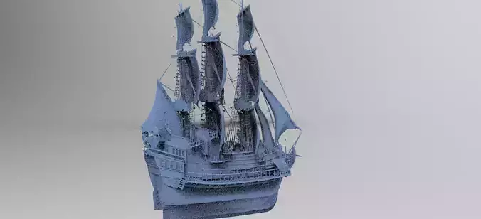 Tudor Queen Elizabeth Ship 3D
