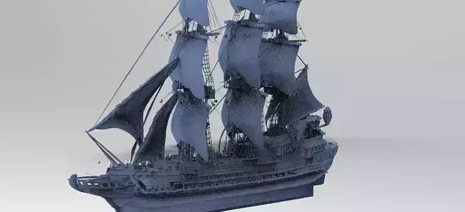 John Dee Dragon Ship 3D model
