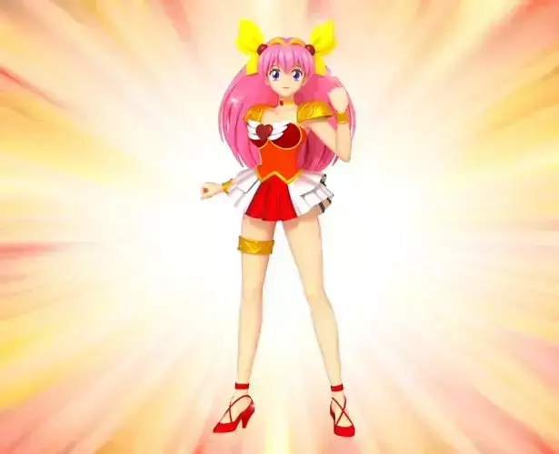 Love Angel Peach 3D model