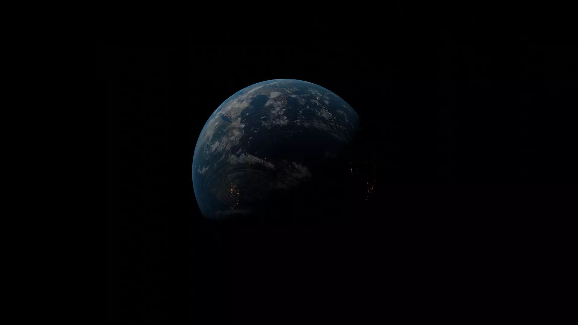 Earth from space Free 3D model_0