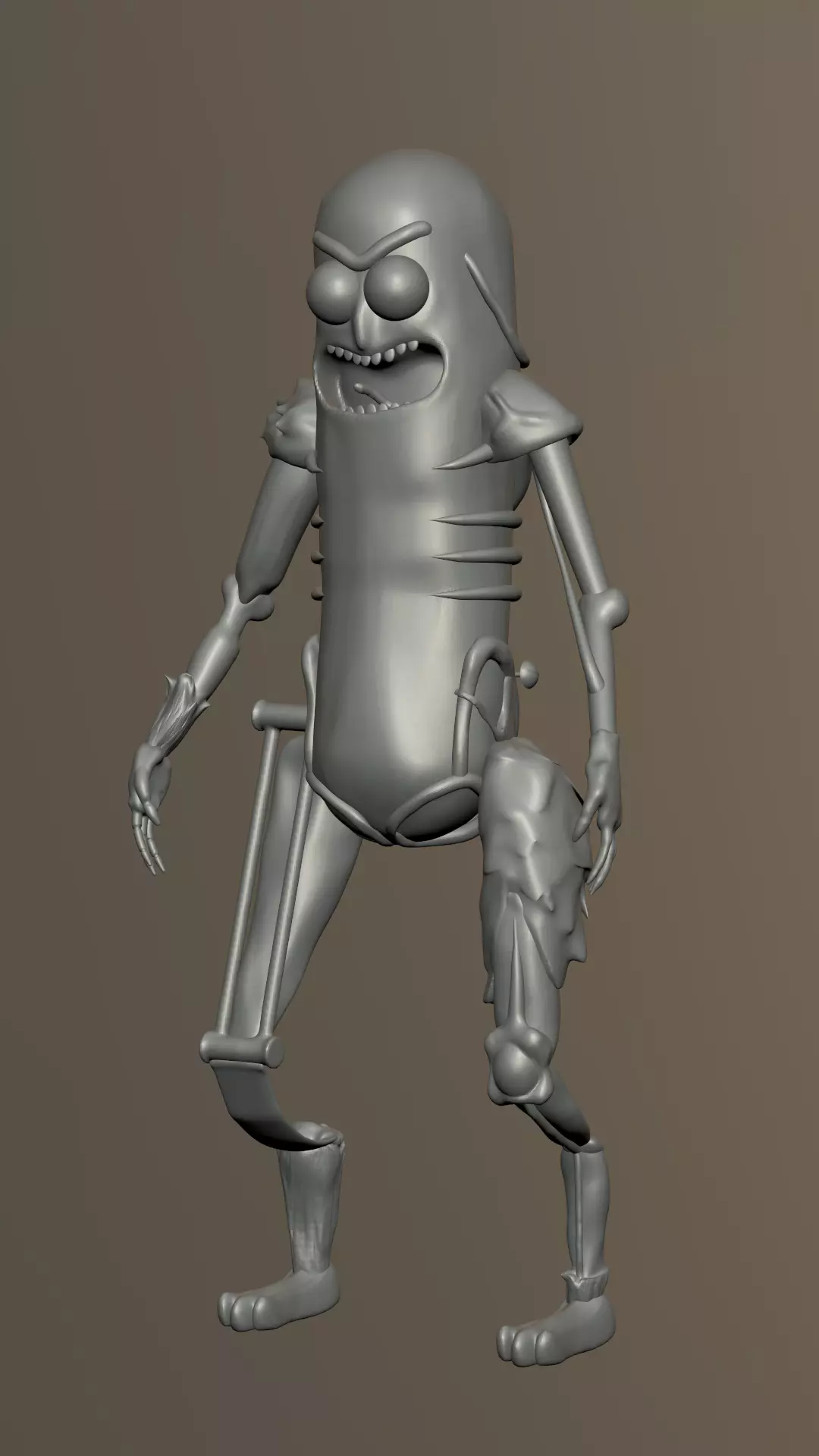 Pickle Rick 3D print model_0