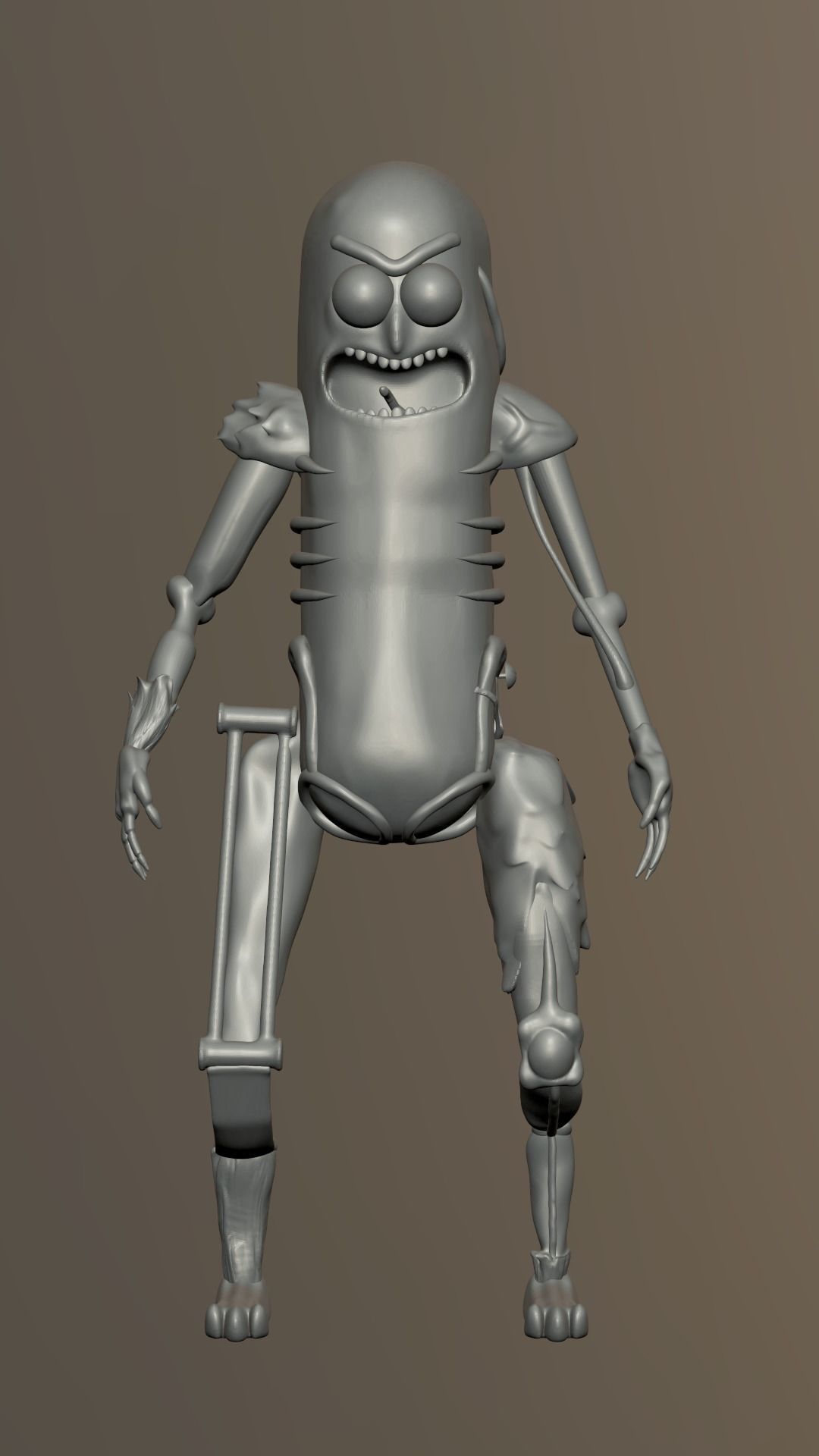 Pickle Rick 3D print model_1