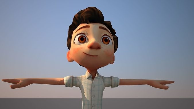 Luca Paguro  Low-poly 3D model