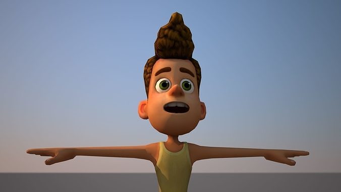 Alberto Scorfano Low-poly 3D model