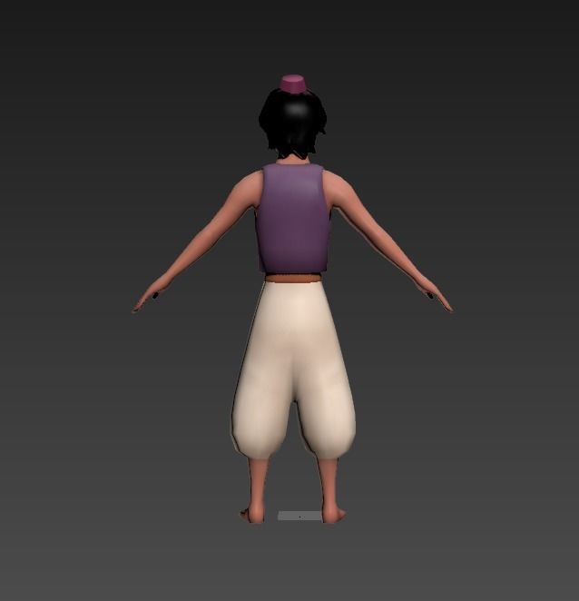 Aladdin Low-poly 3D model_1