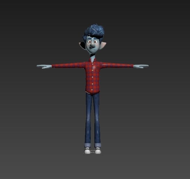 Ian and  Barley Lightfoot Low-poly 3D model_4