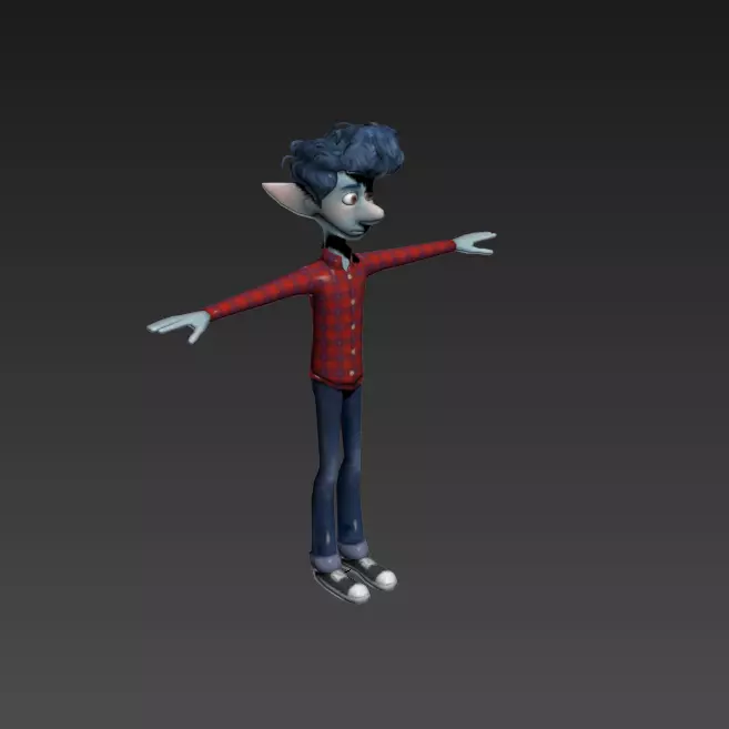 Ian and  Barley Lightfoot Low-poly 3D model_0