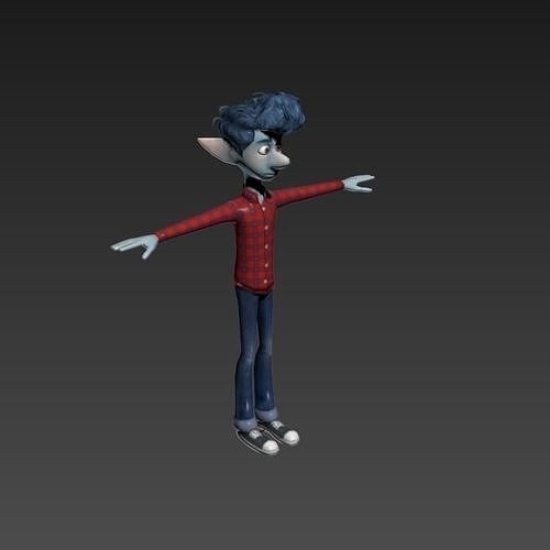 Ian and  Barley Lightfoot Low-poly 3D model