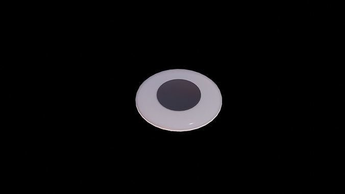 Realtime physics Googly eyes Free 3D model