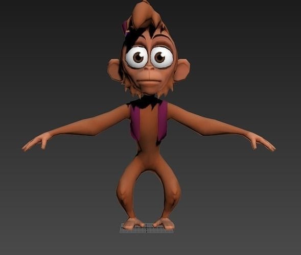 Abu Disney  Low-poly 3D model
