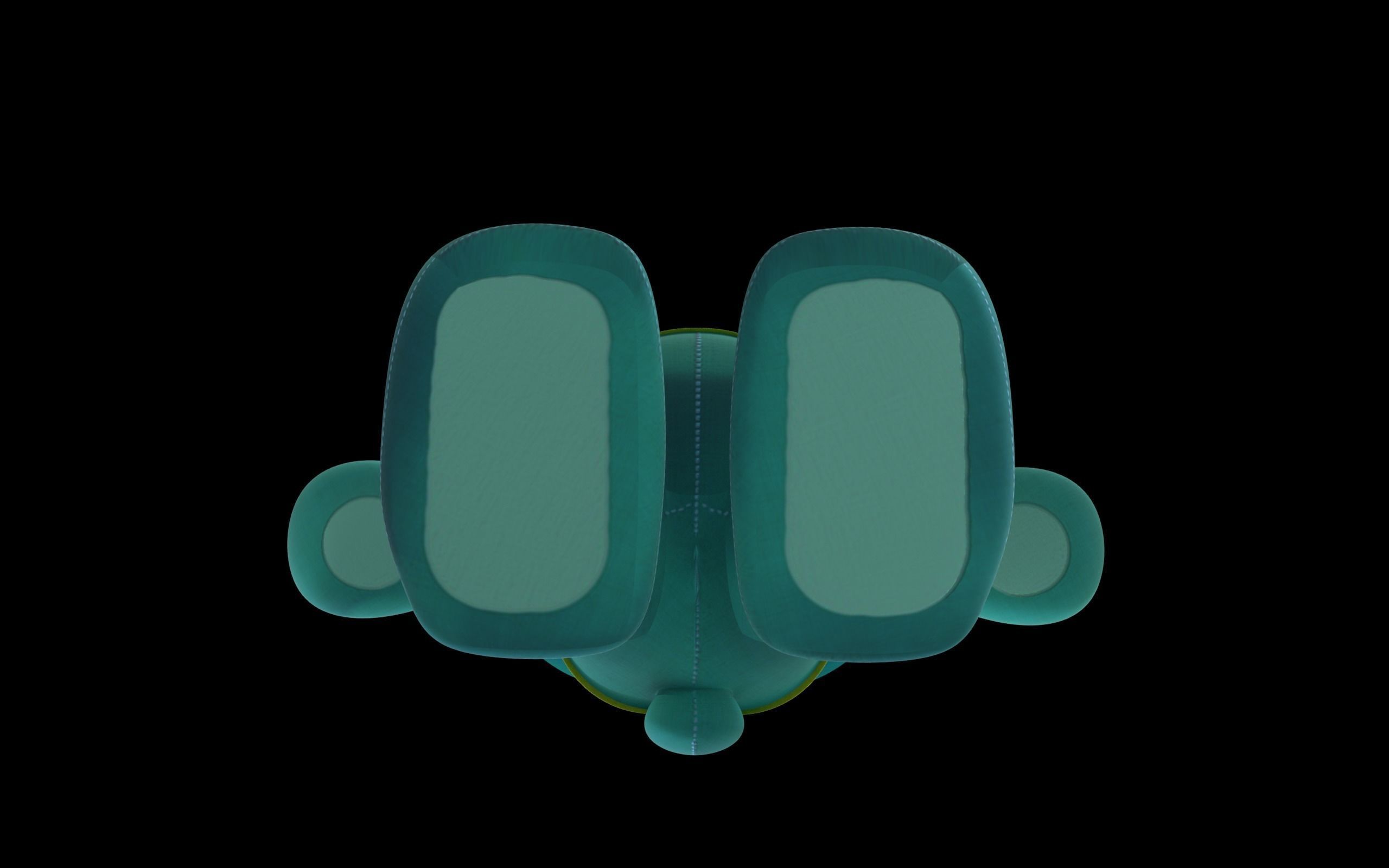 Bear cartoon 3D model_10