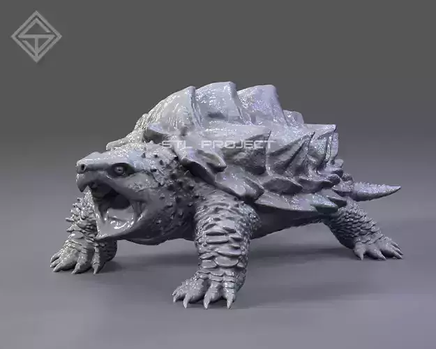 Alligator Snapping 3D print model